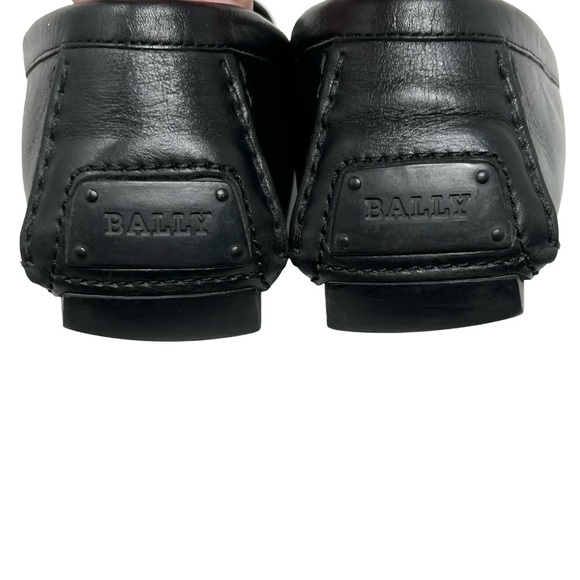 Bally Men\'s Driving Loafers Size EU 39 Black Leather Made In Switzerland main image 10